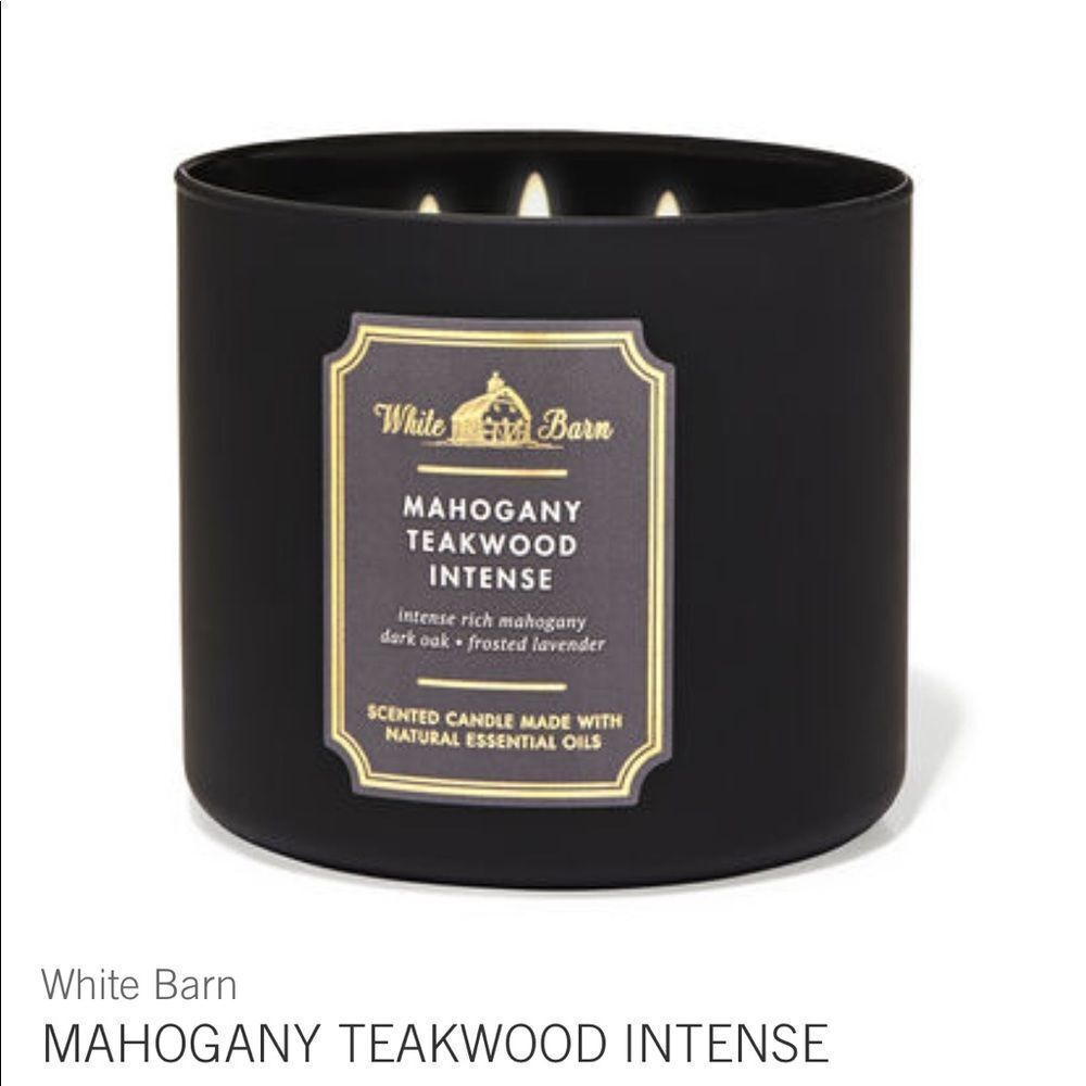 MAHOGANY TEAKWOOD INTENSE 3-WICK CANDLE